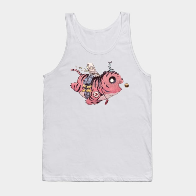 Pink Tiger Skyways Tank Top by jesse.lonergan